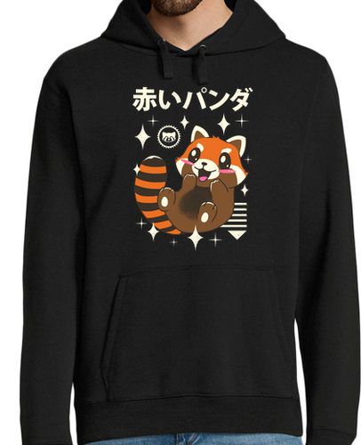 Sudadera Con Capucha Para Hombre panda rojo kawaii laTostadora - latostadora.com - Modalova