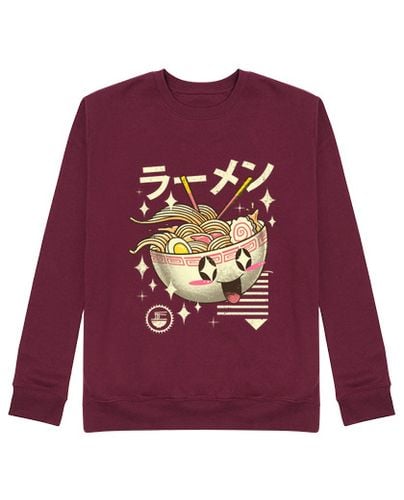 Sudadera Sin Capucha Unisex ramen kawaii laTostadora - latostadora.com - Modalova