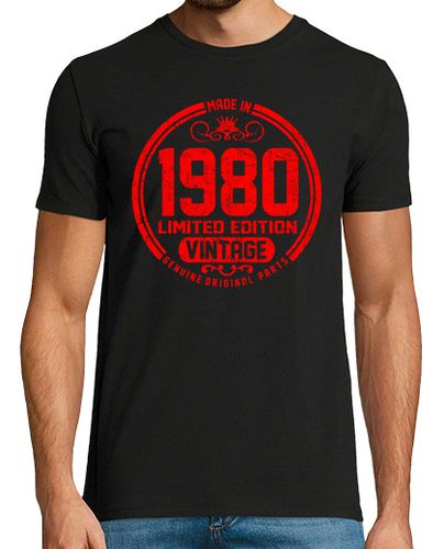 Camiseta hecho en 1980 edición limitada vintage - latostadora.com - Modalova
