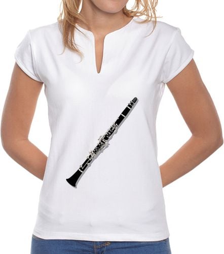 Camiseta Mujer Cuello Mao CLARINETE laTostadora - latostadora.com - Modalova