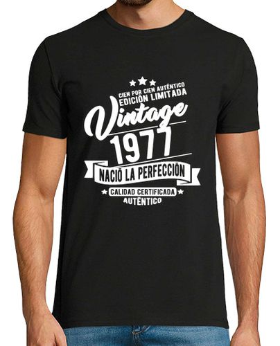 Camiseta 1977 nació la perfección - latostadora.com - Modalova