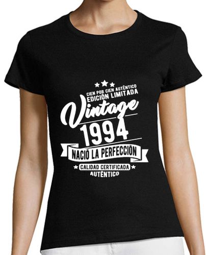 Camiseta mujer 1994 nació la perfección - latostadora.com - Modalova