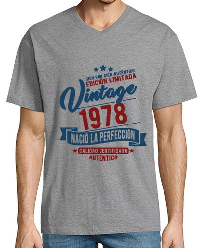 Camiseta 1978 nació la perfección - latostadora.com - Modalova