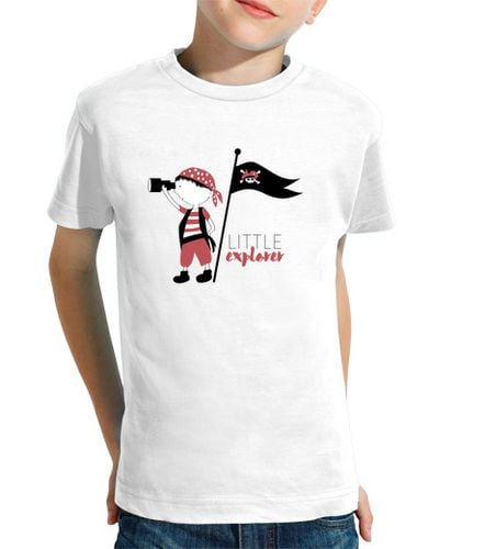 Camiseta Niño Manga Corta Little explorer Pirata laTostadora - latostadora.com - Modalova