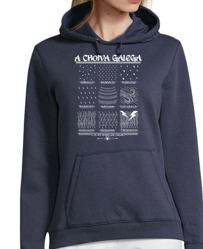 Sudadera Con Capucha Para Mujer A Choiva Galega laTostadora - latostadora.com - Modalova