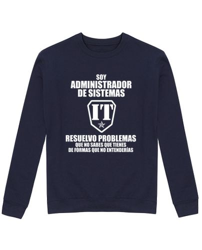 Sudadera Sin Capucha Unisex SOY ADMINISTRADOR DE SISTEMAS laTostadora - latostadora.com - Modalova