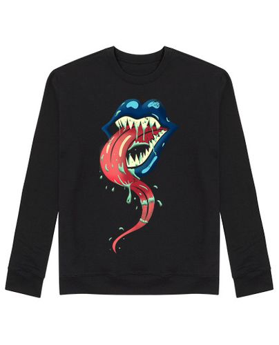 Sudadera Sin Capucha Unisex symbiote lips laTostadora - latostadora.com - Modalova