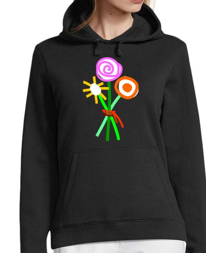 Sudadera Con Capucha Para Mujer 3 FLORES laTostadora - latostadora.com - Modalova