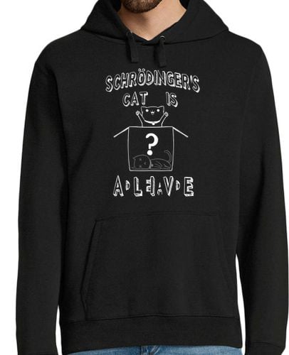 Sudadera Con Capucha Para Hombre Schrödinger's cat is ADLEIAVDE laTostadora - latostadora.com - Modalova