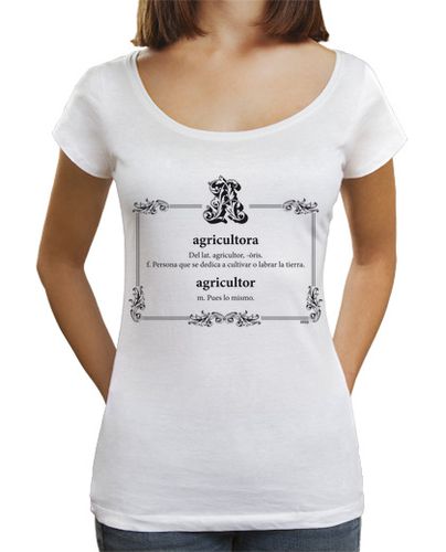 Camiseta mujer Agricultura Escotada - latostadora.com - Modalova
