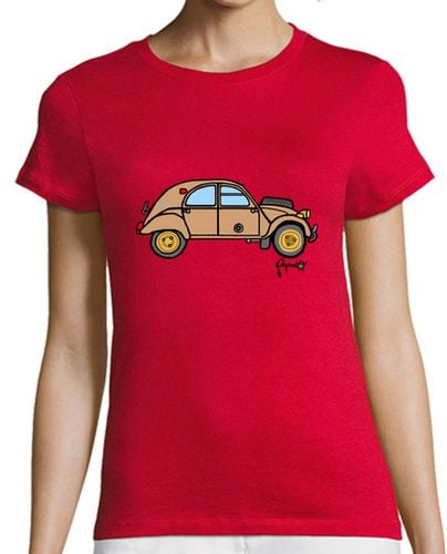 Camiseta mujer 2 CV 4X4 SAHARA 1962 laTostadora - latostadora.com - Modalova