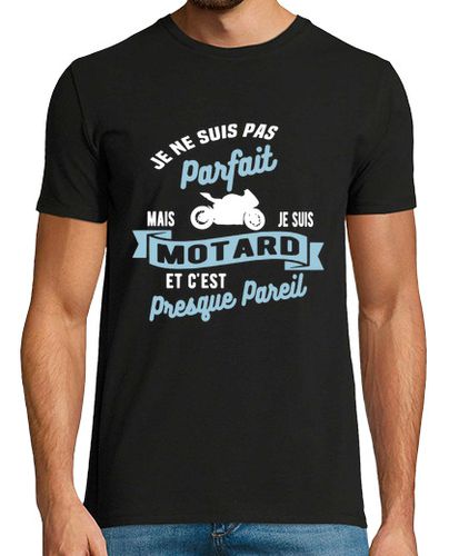 Camiseta no es perfecto pero motorista - latostadora.com - Modalova