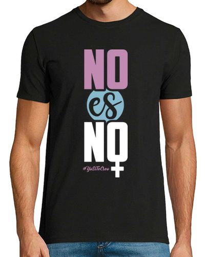 Camiseta No Es No (Fondo Oscuro) - latostadora.com - Modalova