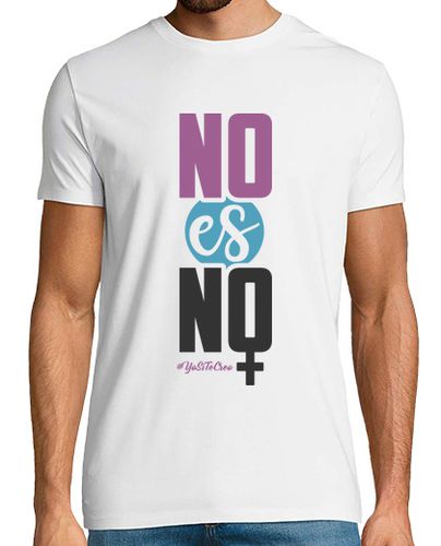 Camiseta No Es No (Fondo Claro) - latostadora.com - Modalova