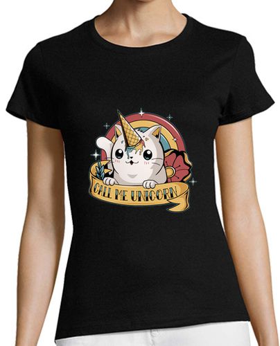 Camiseta mujer Call me unicorn - latostadora.com - Modalova