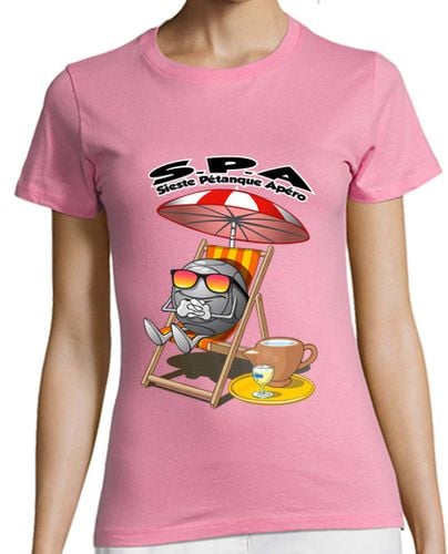 Camiseta Mujer Manga Corta nap aperitivo de petanca laTostadora - latostadora.com - Modalova