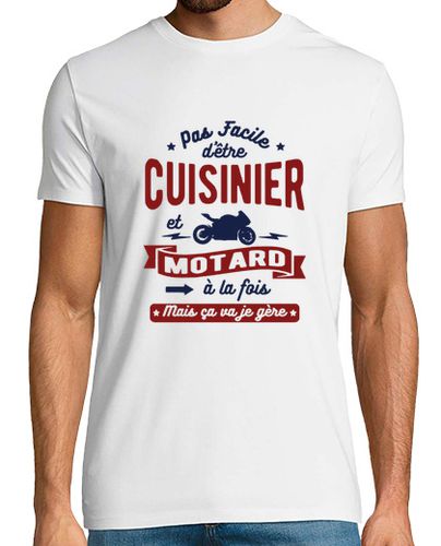 Camiseta cocinero y motorista - latostadora.com - Modalova
