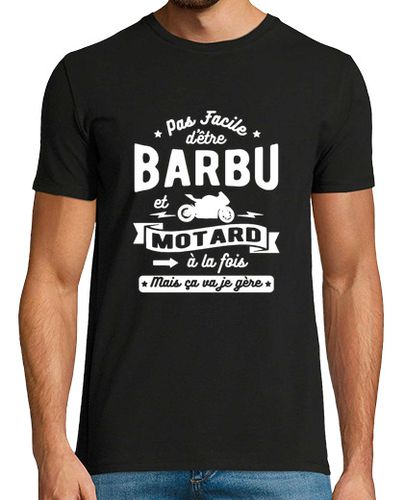 Camiseta Hombre Manga Corta barbudo y motorista laTostadora - latostadora.com - Modalova