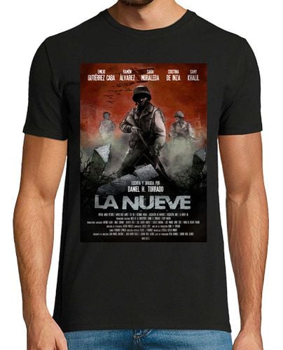 Camiseta Hombre Manga Corta Camiseta de apoyo Cartel de La Nueve laTostadora - latostadora.com - Modalova