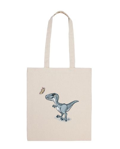 Bolsa De Tela Blue Dinosaur laTostadora - latostadora.com - Modalova