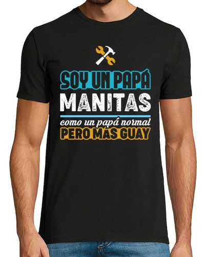 Camiseta Hombre Manga Corta Papá Manitas, Día del Padre laTostadora - latostadora.com - Modalova