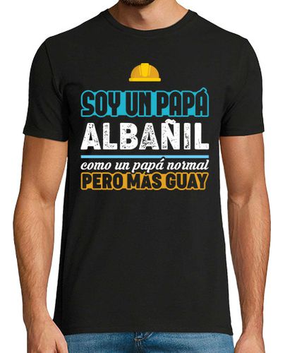 Camiseta Hombre Manga Corta Papá Albañil, Día del Padre laTostadora - latostadora.com - Modalova