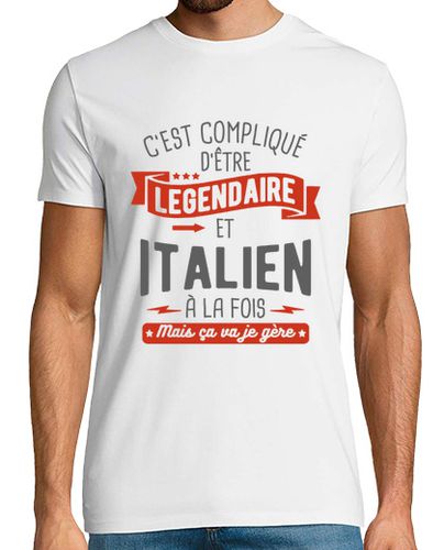 Camiseta legendario e italiano - latostadora.com - Modalova