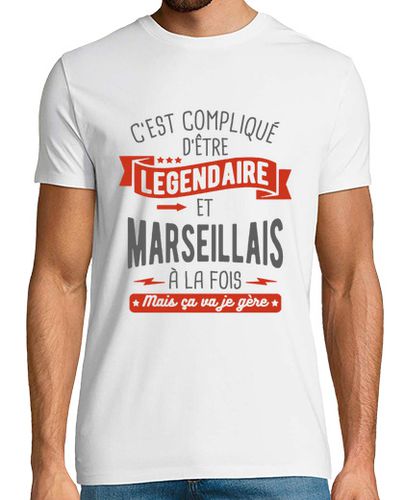 Camiseta legendario y Marsella - latostadora.com - Modalova