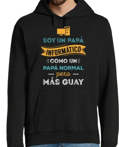 Sudadera Con Capucha Para Hombre Papá Informático laTostadora - latostadora.com - Modalova