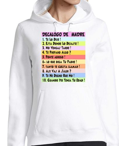 Sudadera Con Capucha Para Mujer DECALOGO MADRES laTostadora - latostadora.com - Modalova