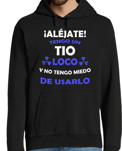 Sudadera Con Capucha Para Hombre Aléjate, Tio loco miedo de usarlo laTostadora - latostadora.com - Modalova