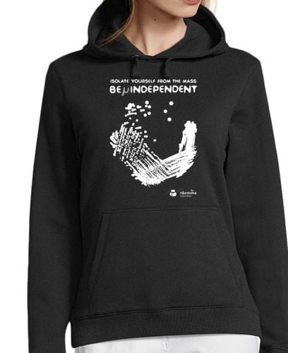 Sudadera Con Capucha Para Mujer Be μindependent (fondos oscuros) laTostadora - latostadora.com - Modalova