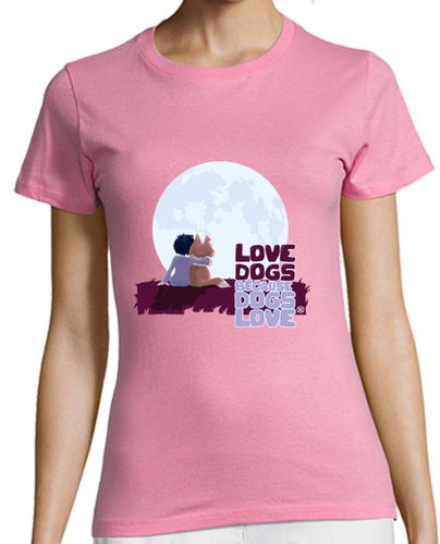 Camiseta mujer Love Dogs | Women T-Shirt laTostadora - latostadora.com - Modalova