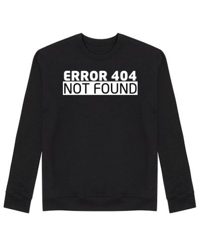 Sudadera Sin Capucha Unisex Error 404 geek laTostadora - latostadora.com - Modalova