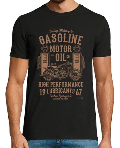 Camiseta Hombre Manga Corta Gasoline Motor Oil laTostadora - latostadora.com - Modalova