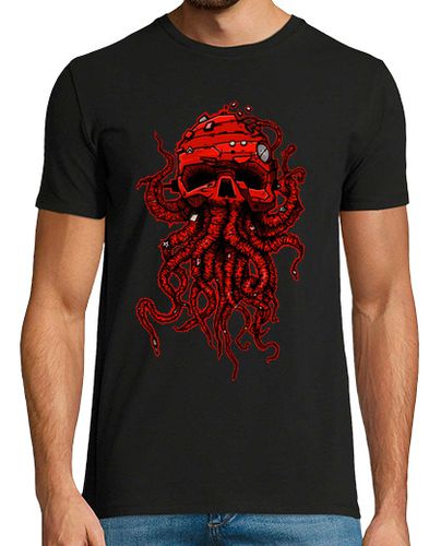 Camiseta cabeza pulpo rojo - latostadora.com - Modalova
