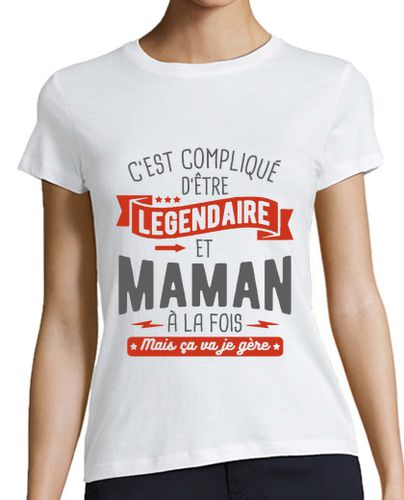 Camiseta mujer legendario y mamá - latostadora.com - Modalova