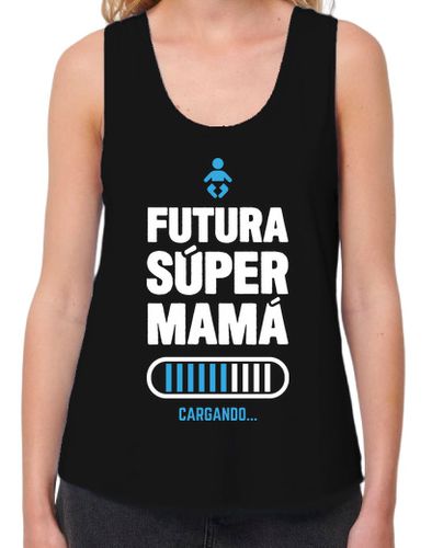 Camiseta Mujer Tirantes Loose Fit Futura Súper Mamá - Día de la Madre laTostadora - latostadora.com - Modalova