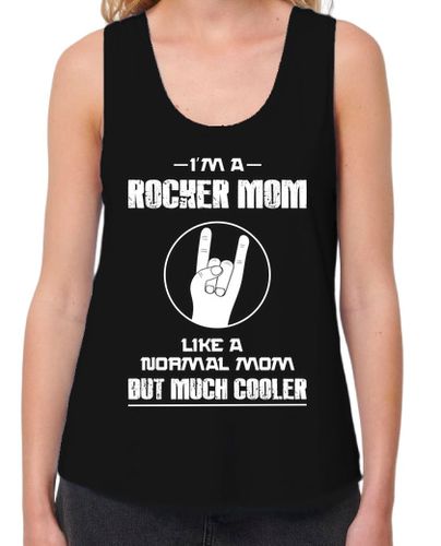 Camiseta mujer I'm a Rocker Mom Like a Normal Mom But Much Cooler - latostadora.com - Modalova