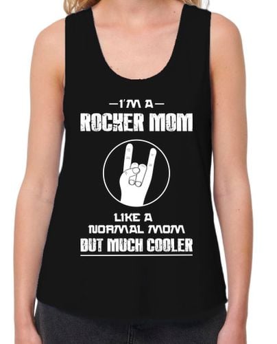 Camiseta mujer I'm a Rocker Mom Like a Normal Mom But Much Cooler laTostadora - latostadora.com - Modalova