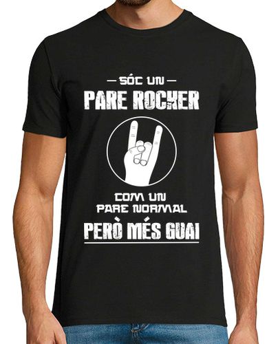 Camiseta Sóc un Pare Rocker Com Un Pare Normal Però Més Guai, Día del Padre laTostadora - latostadora.com - Modalova