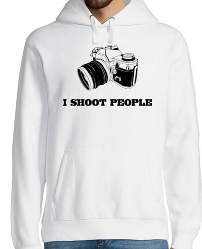 Sudadera Con Capucha Para Hombre I Shoot People - Fotografía laTostadora - latostadora.com - Modalova