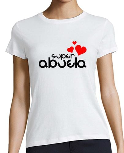 Camiseta Mujer Manga Corta SUPER ABUELA 4 laTostadora - latostadora.com - Modalova