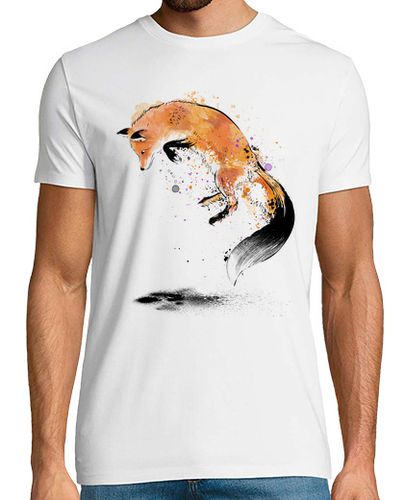 Camiseta Red Fox jumping into Snow - latostadora.com - Modalova