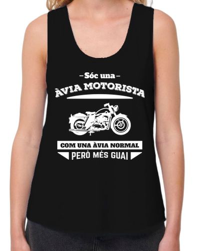 Camiseta mujer Àvia Motorista, Día de la Madre - latostadora.com - Modalova
