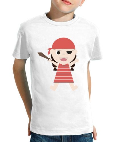 Camiseta Niño Manga Corta Niña pirata laTostadora - latostadora.com - Modalova