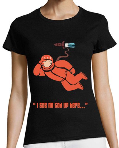 Camiseta mujer Gagarin from space - latostadora.com - Modalova