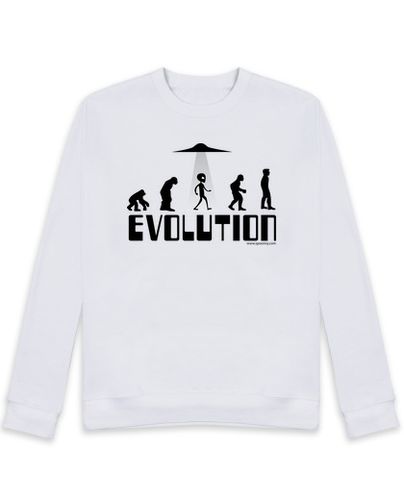 Sudadera Sin Capucha Unisex Evolution Ovni laTostadora - latostadora.com - Modalova