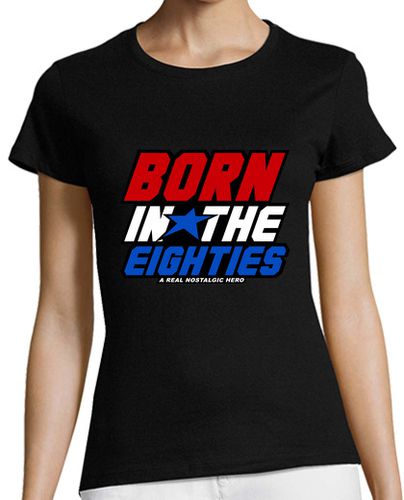 Camiseta mujer Born in the Eighties - latostadora.com - Modalova