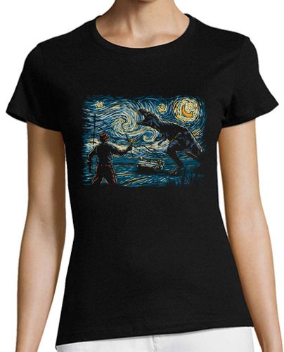 Camiseta mujer Jurassic Night - latostadora.com - Modalova